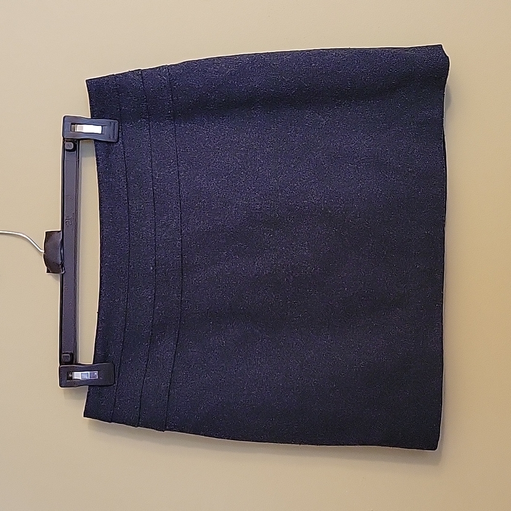 H&M blue wool skirt